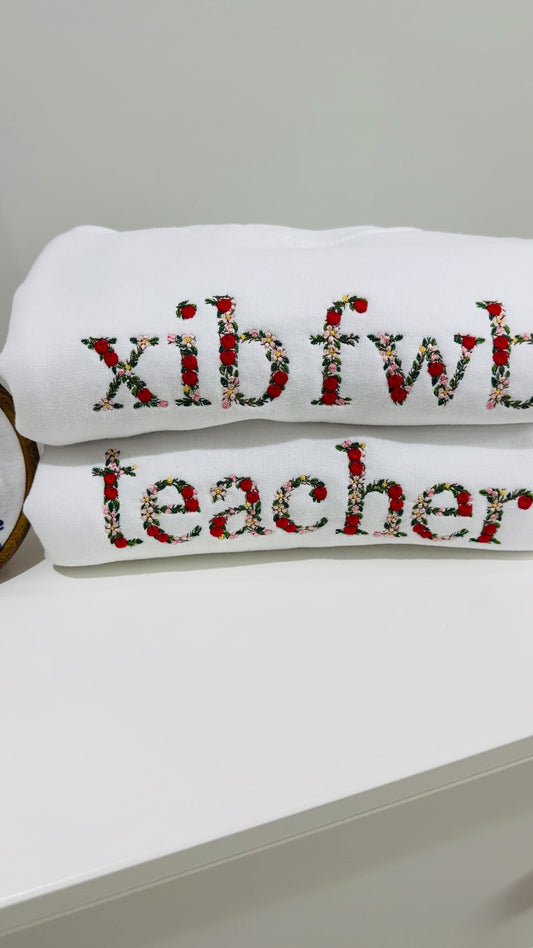 Embroidered Xib Fwb Sweater